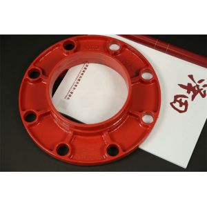 BS Standard Flange Pipe Fittings Black Painting Anti Rust Oil