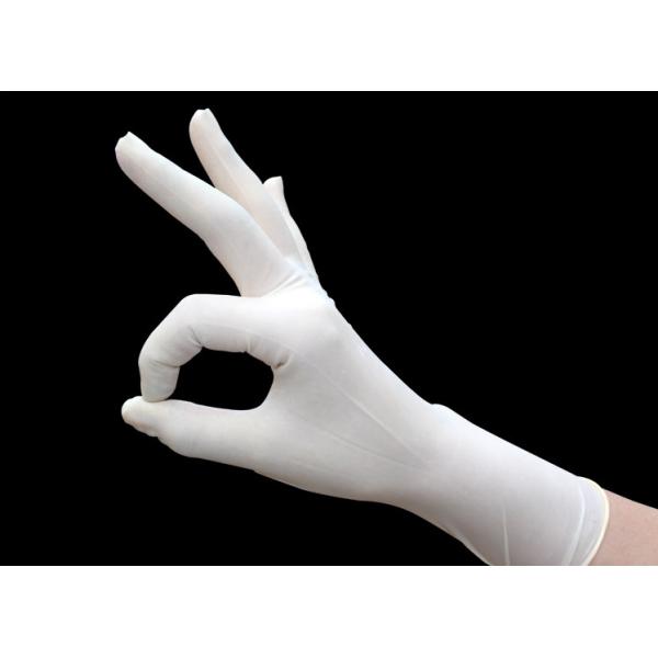 Buy Protective Soft Long  Sterile Latex Surgical Gloves  Resisting Acid at wholesale prices