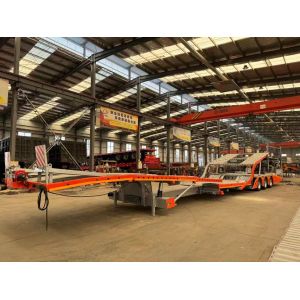 Fuwa / BPW Triple Axle Car Trailer Vehicle Transport Double Deck Semi Trailer