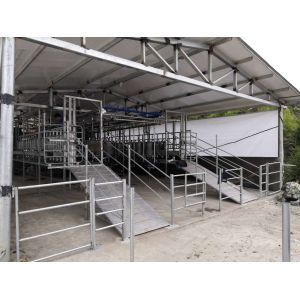 SS304 Goat Milking Parlor Milking Systems Dairy Goat Equipment