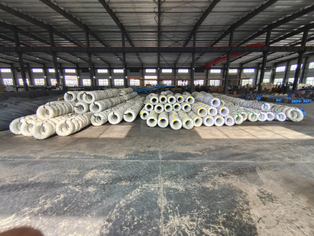 Ms Hot Dipped Electro Gi Galvanized Steel Wire with AISI 1008 1006 0.3mm 2mm 4mm 6.5mm ASTM 6 8 9 10 12 14 18 20 Gauge in Barbed Wire Electric Cable for Hanger