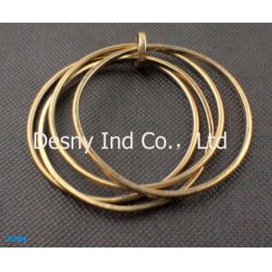 High quality alloy metal bangles with gold plated