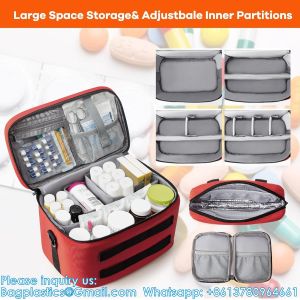 Medicine Storage Bag, Pill Bottle Organizer With Medication Cooler Bag And Small
