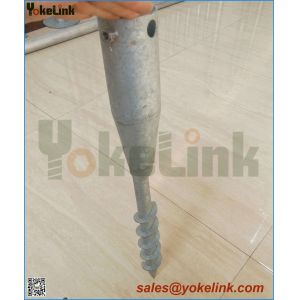 Hot Dip galvanized Ground Screw For Solar Stand