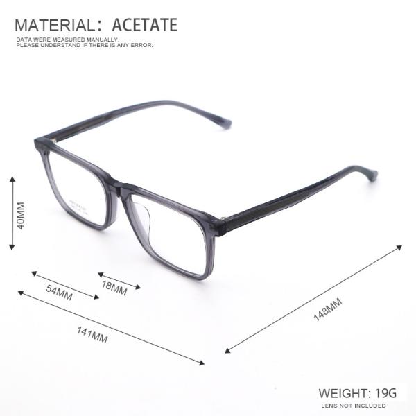 Designer Handmade Acetate Glasses Frame Wholesale MR 98A197