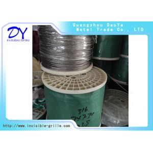 Safety Openable Invisible Grille Allowed 304 Stainless Steel Wire