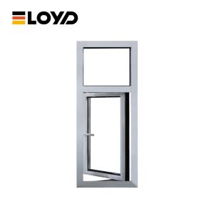 Double-Glazed Aluminum Casement Window with Enhanced Security