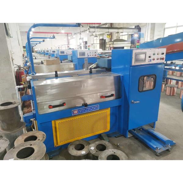 Buy Low Noise Copper Fine Wire Drawing Machine With Electromagnetic Brake at wholesale prices