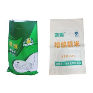 Bopp Laminated Pp Woven Rice Sacks Double Stitched Environment Friendly