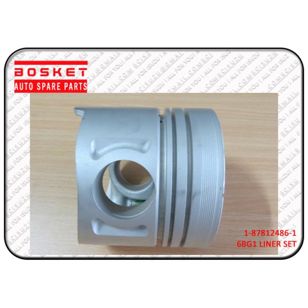 Metal Isuzu Liner Set For TM XE 6BG1T 1878124861 1-87812486-1 , isuzu spare parts