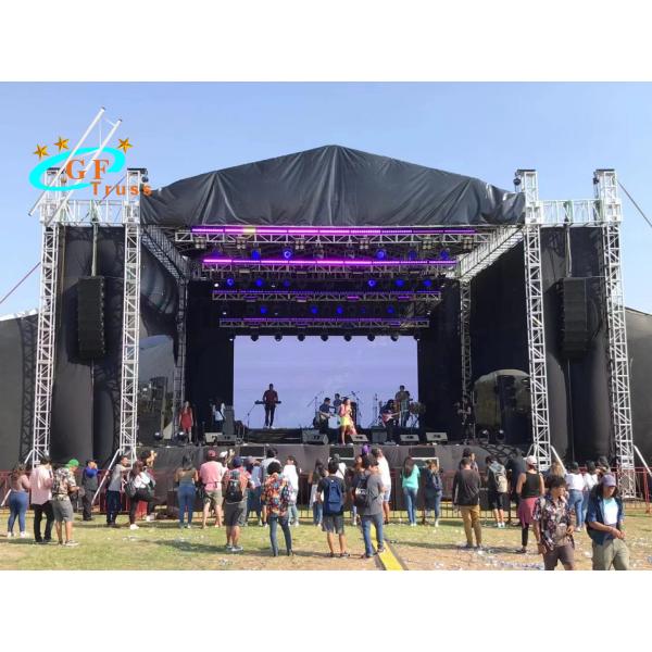 Triangle Shape Aluminum Stage Lighting Truss Systems 50*3mm