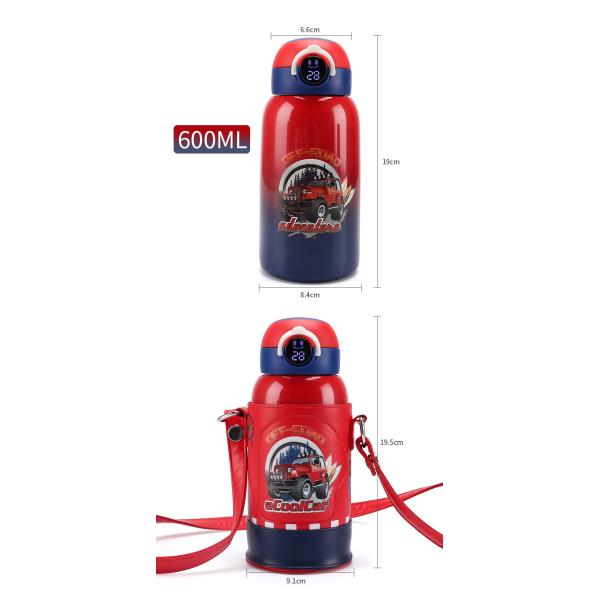 Temperature Display Vacuum Flask 316 Stainless Steel Insulated Thermos Smart Children'S Vacuum Cup For Kid