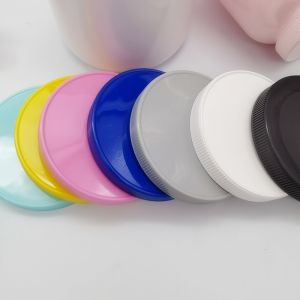 Food Grade PET Glossy Plastic Powder Canister 2200ml Blank Supplement Bottle