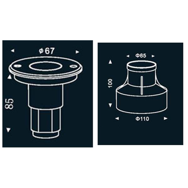 LED garden inground lights