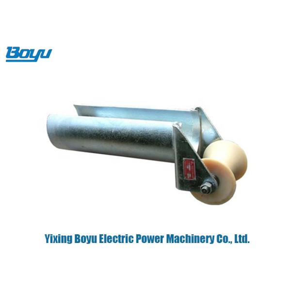 Buy 80mm Transmission Line Stringing Tools Electrical Steel Cable Roller at wholesale prices