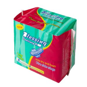 Wholesale Blessing Pad Cotton Breathable Sanitary Napkins with Super High