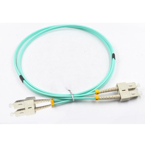 SC - SC Duplex Fiber Patch Cord , 10GB OM3 3MM Fiber Optic Patch Cable