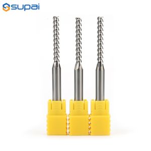 Uncoated/DLC Coated Aluminum End Mill with 1/2/3/4 Flutes