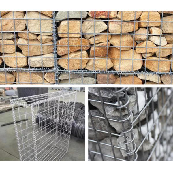 3mm Steel Wire Retaining Wall Galvanized Welded Gabion Box