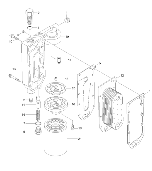 3401544 Element Excavator Filter Fitting For HYUNDAI HL760-9S HL770-9 HL770-9A HL770-9S