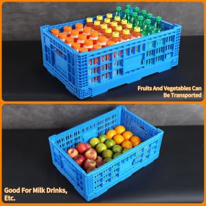 Collapsible Storage Bin Containe，52 Liter Transferheavy Duty Plastic Storage Box