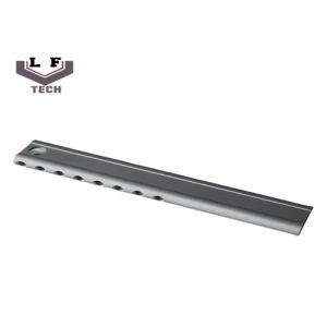 Natural Anodized Square Aluminum Parts Anti Tipper Bar Customized