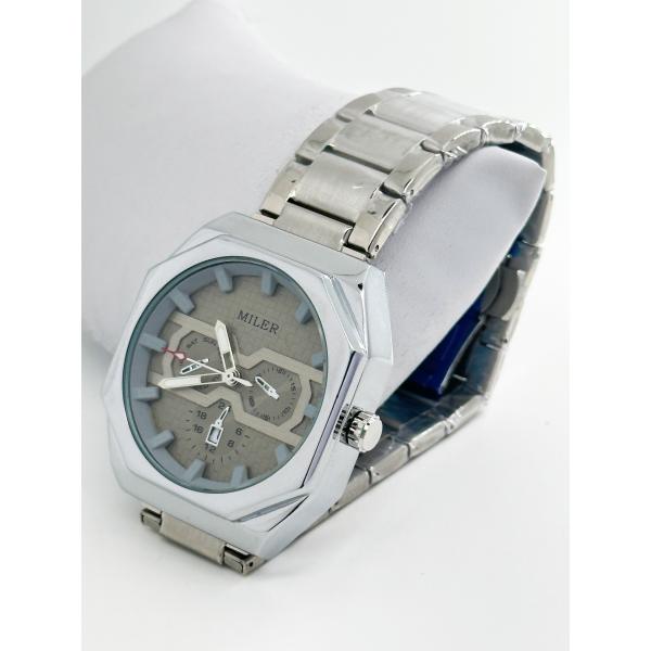 OEM Sports And Business Style Mens Stainless Steel Band Quartz Watch With Analog And Digital Display