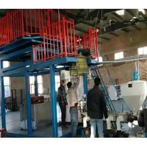 High Power PVC Film Blown Machine , Rotary Blowing Machine