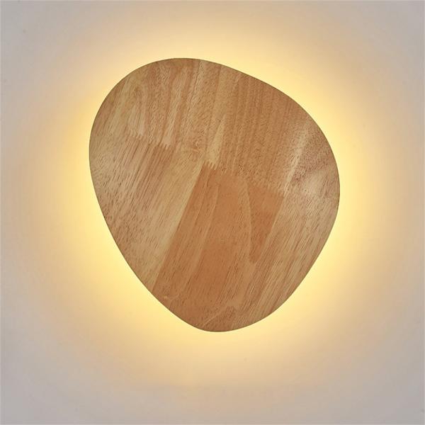 Buy 8W 12W Modern Nordic Interior Wooden Wall Lamp Bedroom Bedside Aisle Design Round Oval LED ceiling lamp(WH-WA-54) at wholesale prices