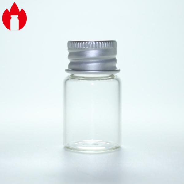 5ml Clear Screw Mouth Glass Vial With Aluminum Cap