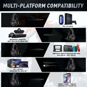 DC5V 117dB onikuma k9 Stereo Gaming Headphone