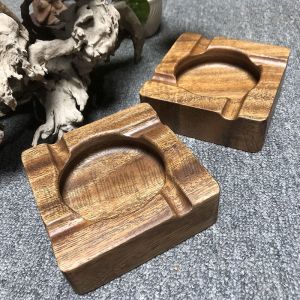 Walnut Cigar Ashtray Household Ashtray Smoking Creative Personality Ornaments