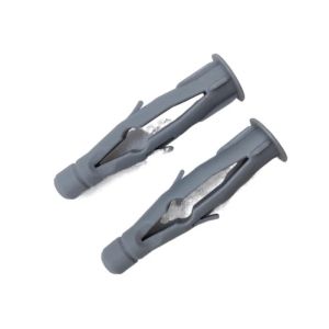 INCH Measurement System Polyethylene Ribbed Plastic Anchor White Or Grey For