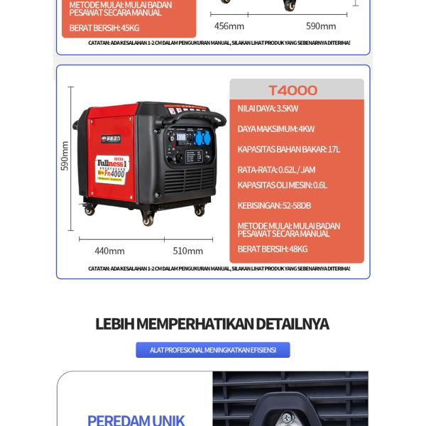 Kemage 10kw gasoline generator super silent gasoline generator