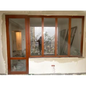 Aluminium Hurricane-Proof Vertical Bifold up Windows Plastic Steel Vertical