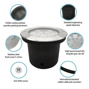 Outdoor Recessed High Power 9W LED Underground Inground Light