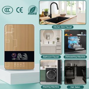 Bathroom Instant Hot Water Heater Electric Heating Water Boiler