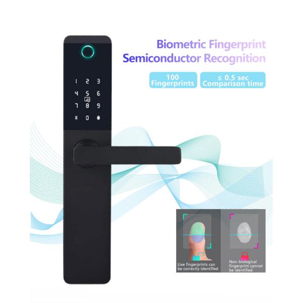 CE Certificate Wifi Smart Lock Outdoor Smart Door Lock With Semiconductor Sensor