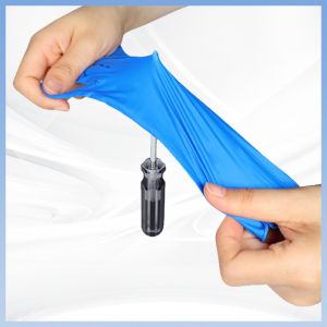 Ergonomic Latex - Free Disposable PVC Gloves Good Stretchability
