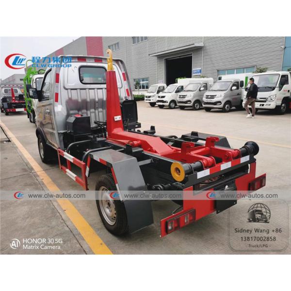 Jinbei 2m3 1T Mini Hook Lift Garbage Truck With Detechable Container