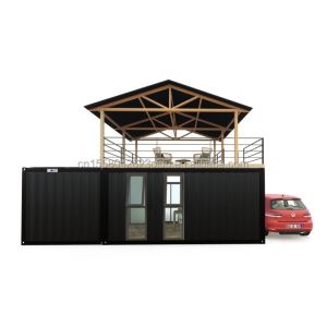 Log Design Green House Container with Intelligent Modular Prefabricated Tiny