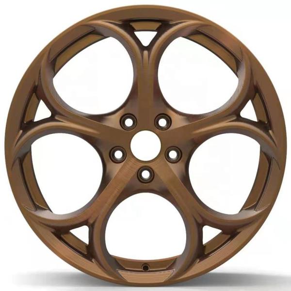 Customized forged wheels with Brushed rose gold suitable for Afa Romeo Giulia Giulietta R18 R19 R20 R21 R22 5x110