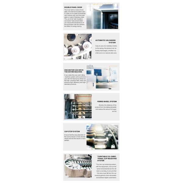 1.5hp Automatic Food Making Machine 35 Cast Iron Baking Templates