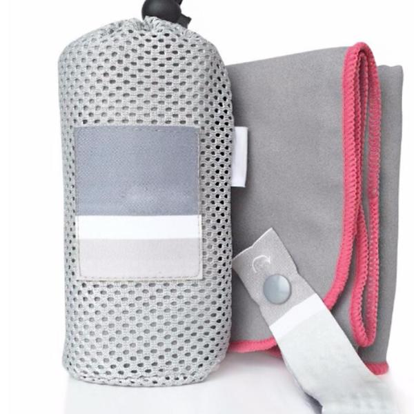 Buy Wholesale Custom Microfiber Sports Towel With Logo And Bag at wholesale prices