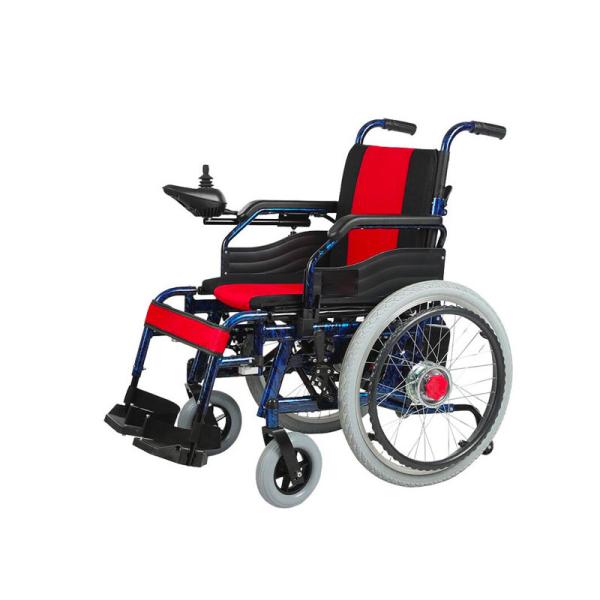 Buy Aluminum Lightweight Folding Power Wheelchair 6km/h 45kg With Adjustable Seat Belt at wholesale prices