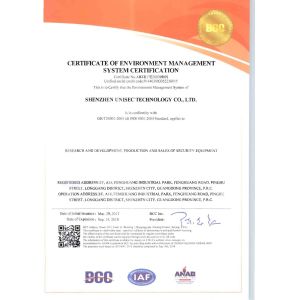 SHENZHEN UNISEC TECHNOLOGY CO.,LTD Certifications