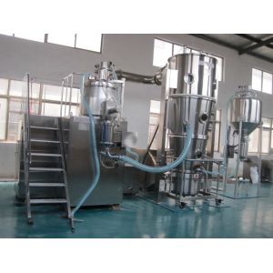 Fruit Juice Powder Granulator Machine fluidizing granulating Method