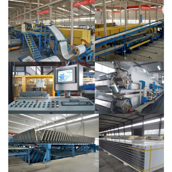 Buy Automatic PU Foam Sandwich Wall Panel Making Machine 32KW at wholesale prices