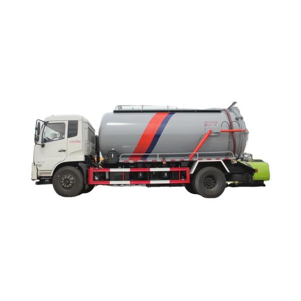 Dongfeng 4x2 Cleaning Suction Truck Manual Transmission Gross Vehicle Weight