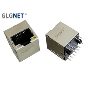 1000BASE T Rj45 Ethernet Magjack Surface Mount Vertical / Straight Angle